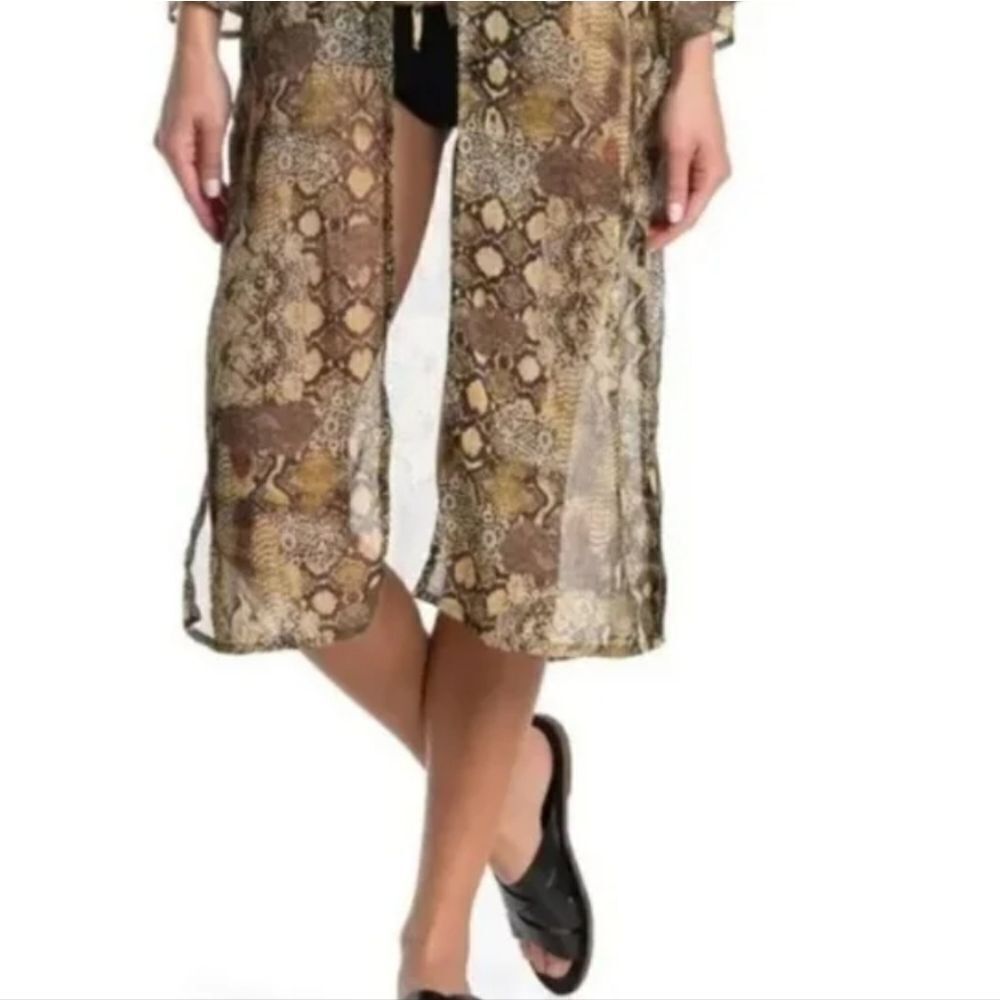 NWT Kendall + Kylie Ruffle Sleeve Duster - Picture 3 of 9